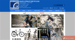 Desktop Screenshot of mainstbicycles.com